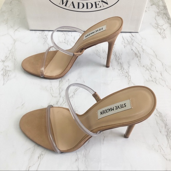 Steve Madden MINA Nude Mule Sandal - Picture 5 of 8